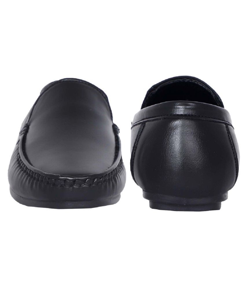 Calzar Black Loafers - Buy Calzar Black Loafers Online at Best Prices ...