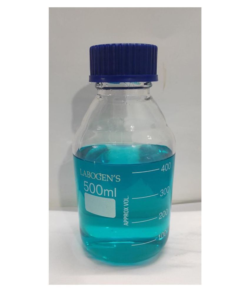     			Labogens Glass Reagent Bottle with Blue Screw Cap 500ml