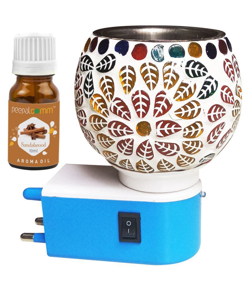     			Peepalcomm Ceramic Aroma Oils & Diffusers Set - Pack of 2