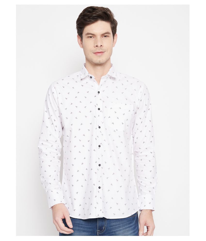     			Duke 100 Percent Cotton White Shirt