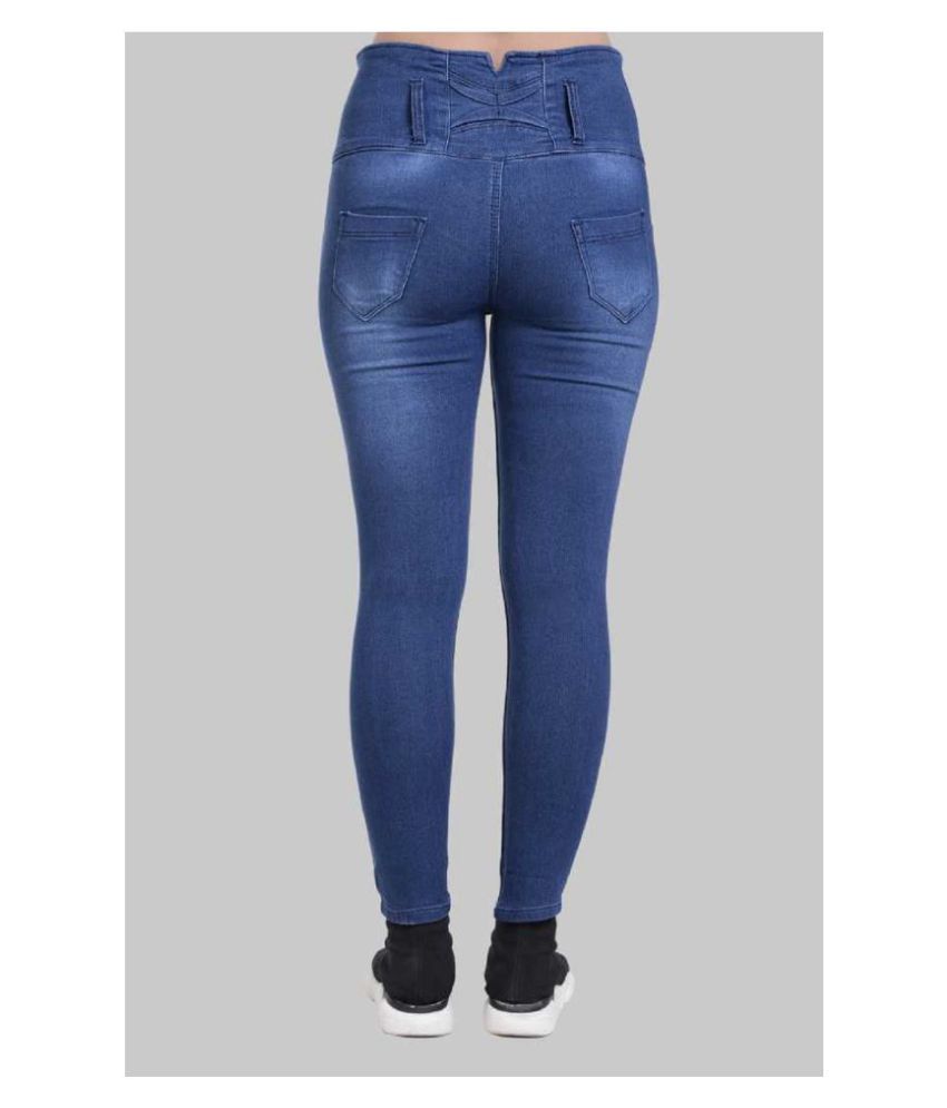 Buy JFH Denim Lycra Jeans - Navy Single 