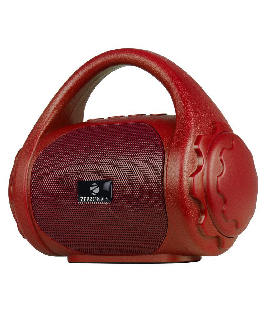 Zebronics ZEB-COUNTY Bluetooth Speaker Red