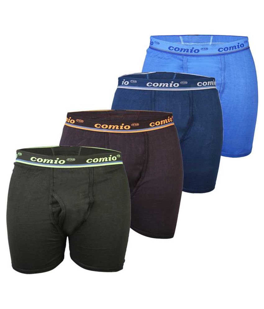     			Comio Pack of 5 Cotton Blend Men's Trunks ( Multicolor )