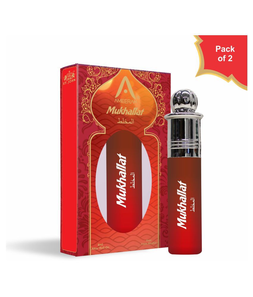     			ST.JOHN Mukhallat  Roll on Attar Free from Alcohol 8ml Pack of 2