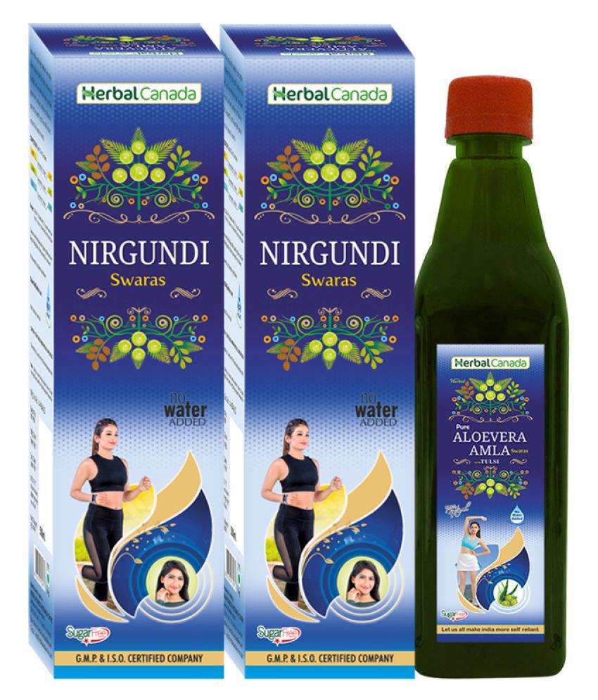     			Herbal Canada Nirgundi Ras Liquid 1 l Pack Of 2