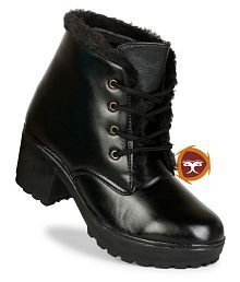 NoName Boots of textured black water WOMEN FASHION Footwear Waterproof Boots Black 37                  EU discount 57% 