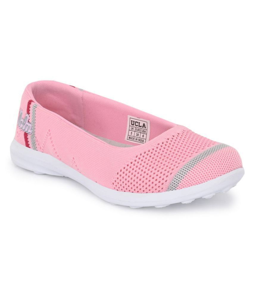     			UCLA Pink Running Shoes