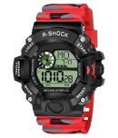 Redux - Red Resin Digital Men's Watch