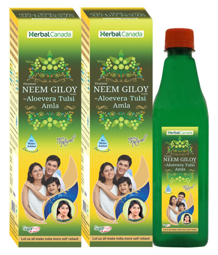     			Herbal Canada Neem Giloy Liquid 500 ml Pack Of 2