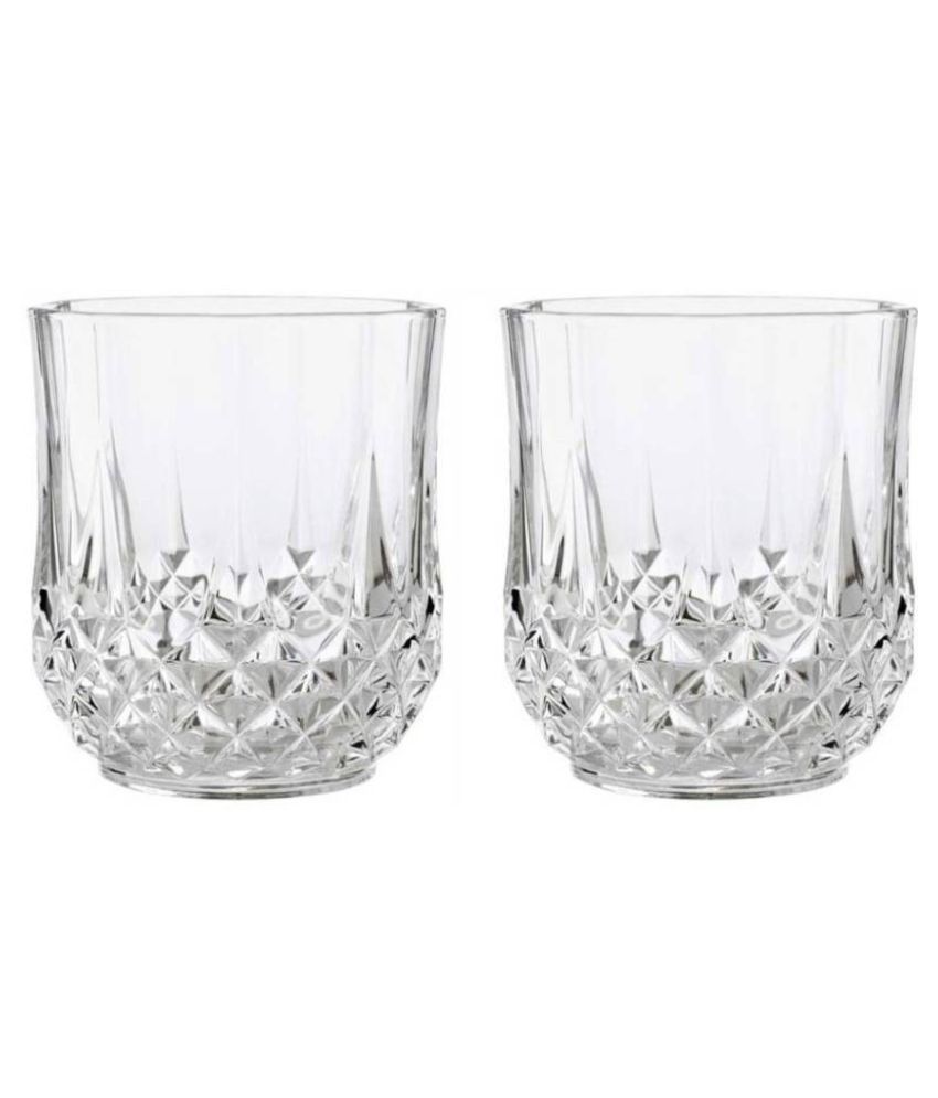     			Afast Glass Whisky Glasses, Clear, Pack Of 2, 180 ml