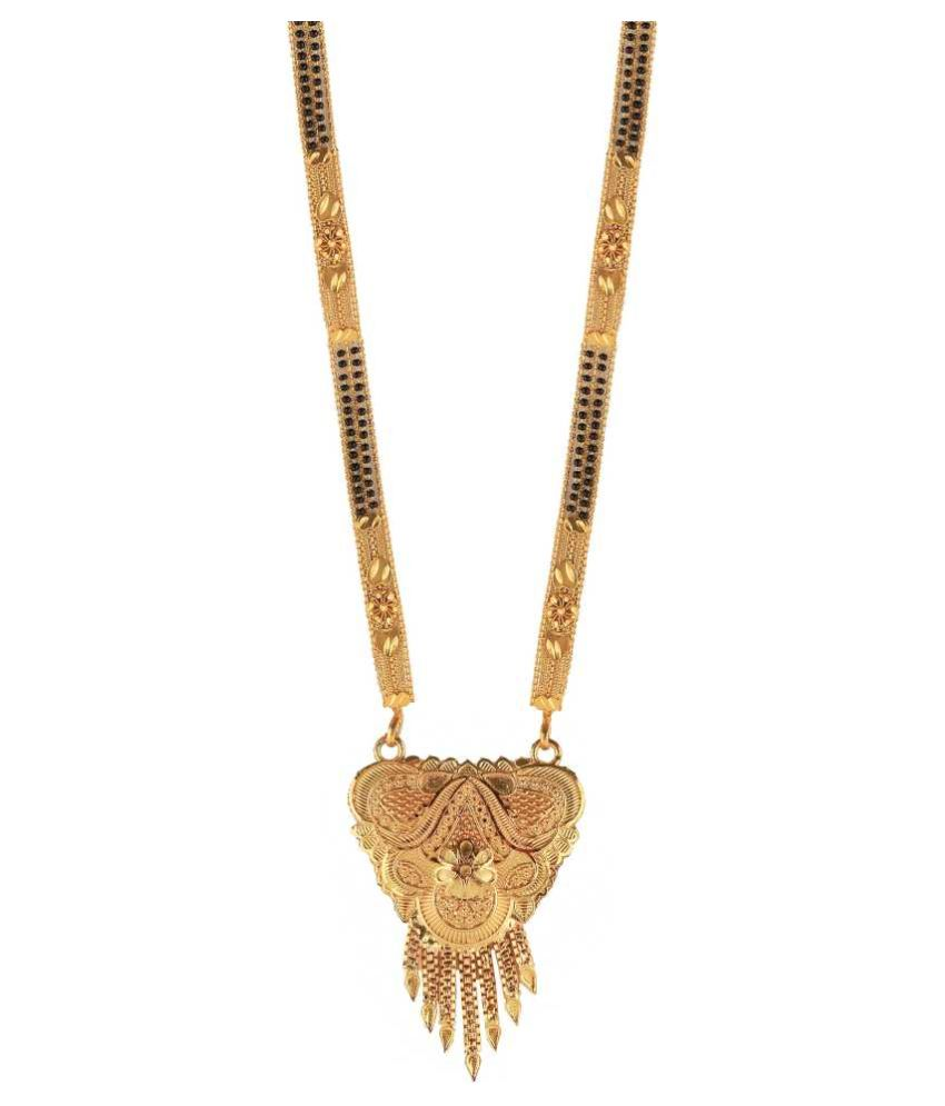 Long Chain(30 Inch) Brass Mangalsutra 