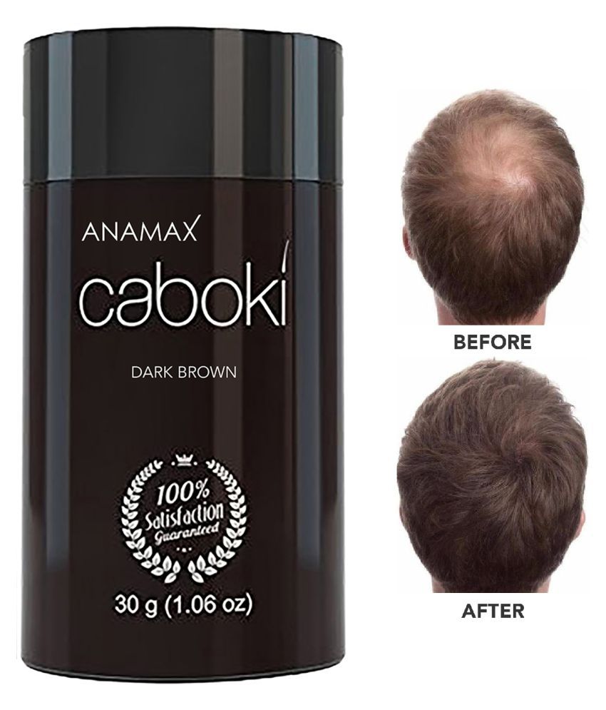 ANAMAX Hair Building Fiber Caboki Hair Fibers Dark Brown Toppik 30 g: Buy  ANAMAX Hair Building Fiber Caboki Hair Fibers Dark Brown Toppik 30 g at  Best Prices in India - Snapdeal