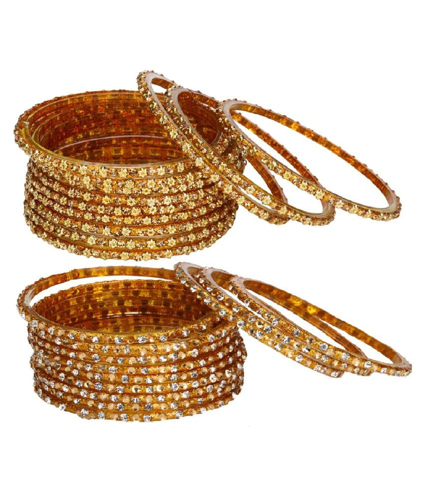 Fancy glass bangles design Clearance