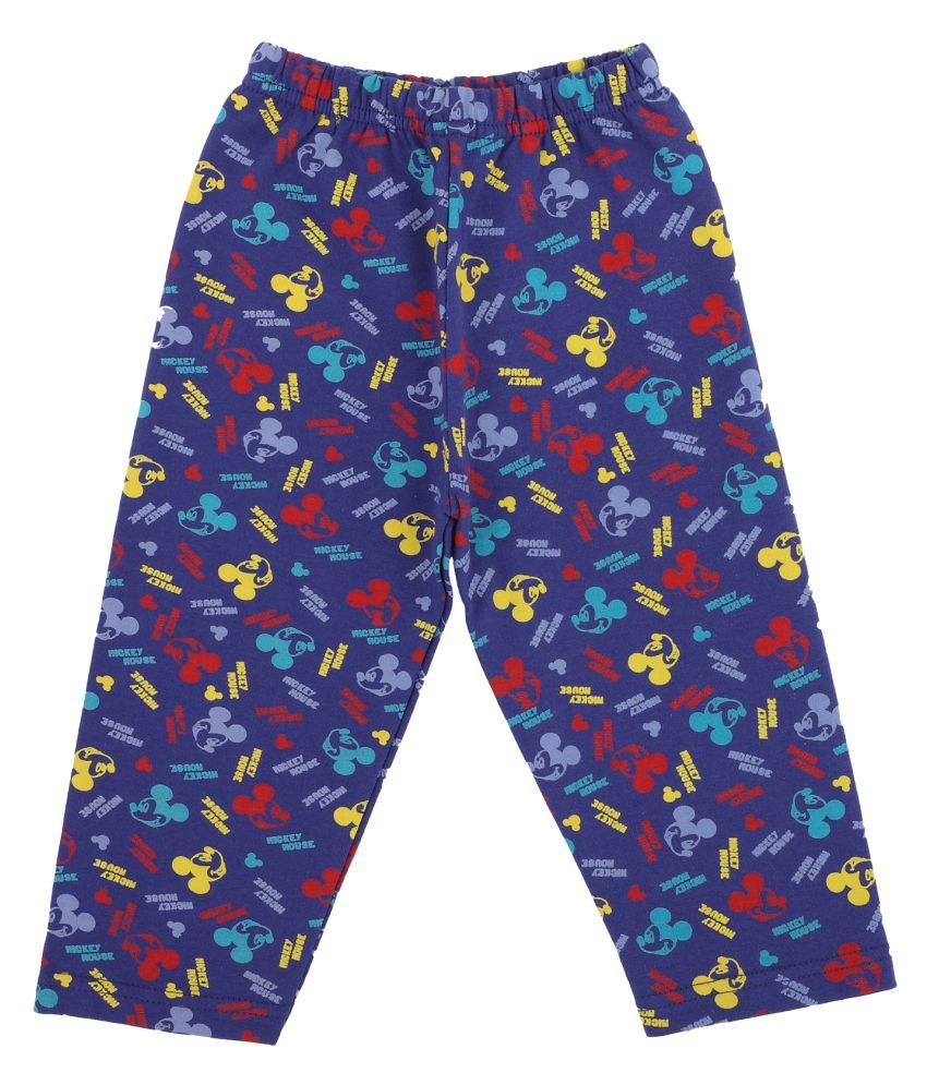     			Bodycare Kids Infant Boys Navy Mickey & Friends printed Track Pant