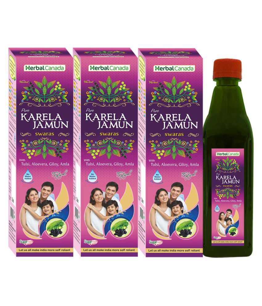     			Herbal Canada Karela Jamun Liquid 1 l Pack of 3