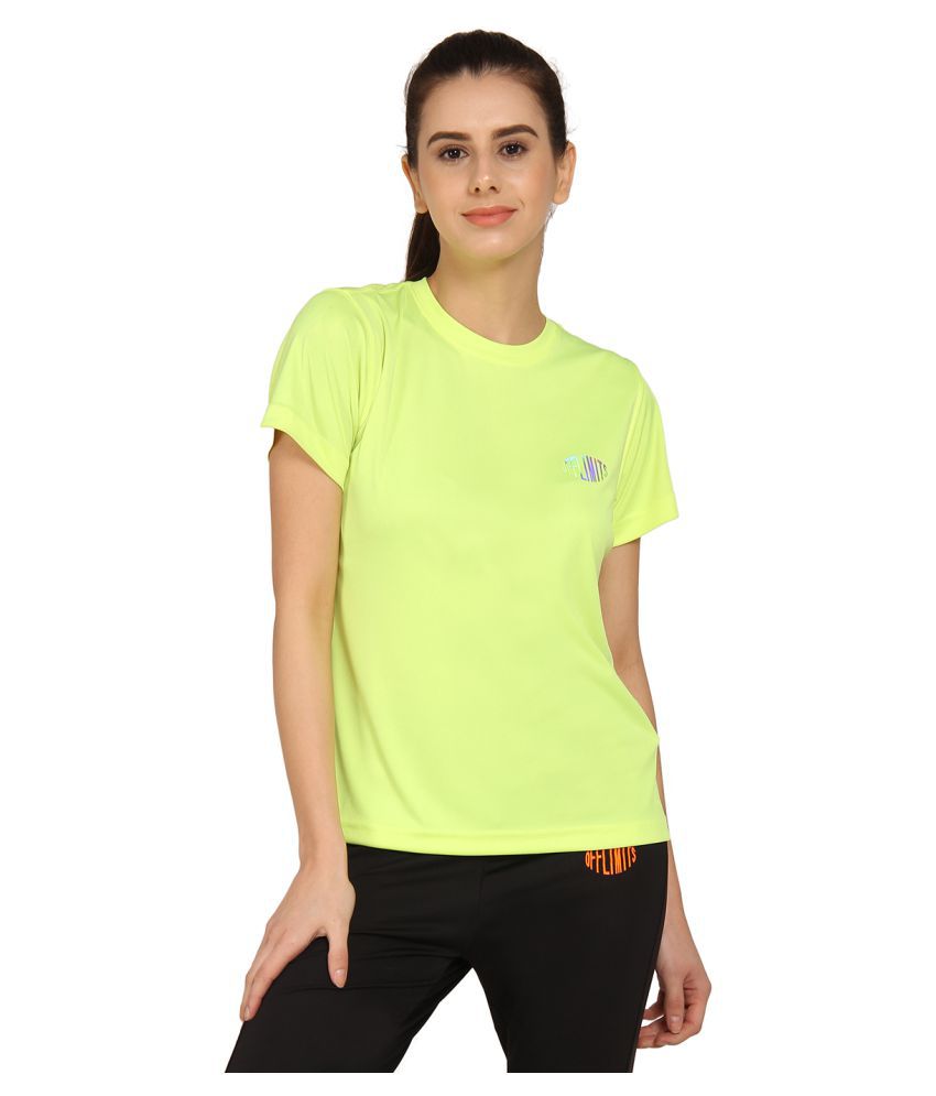     			OFF LIMITS Green Polyester Tees - Single