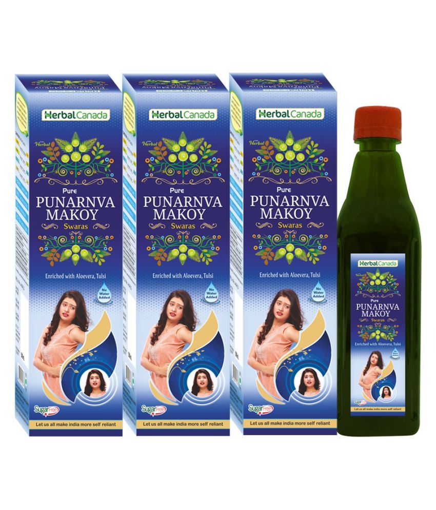     			Herbal Canada Punarnva Makoy Liquid 1 L Pack of 3