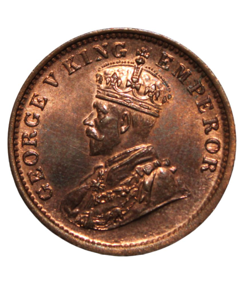     			One Quarter Anna 1912 { Sailana State } 5th King George - British India Old and Rare Coin