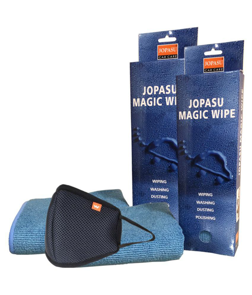 JOPASU  MAGIC  WIPE  SET  OF  - 2 and   Wildcraft face shield (LARGE) combo