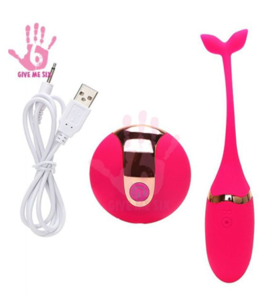     			BLUEMOON Fish Shaped Vibrating Egg With Wireless Remote Control And USB Charging Sex Toy For Women