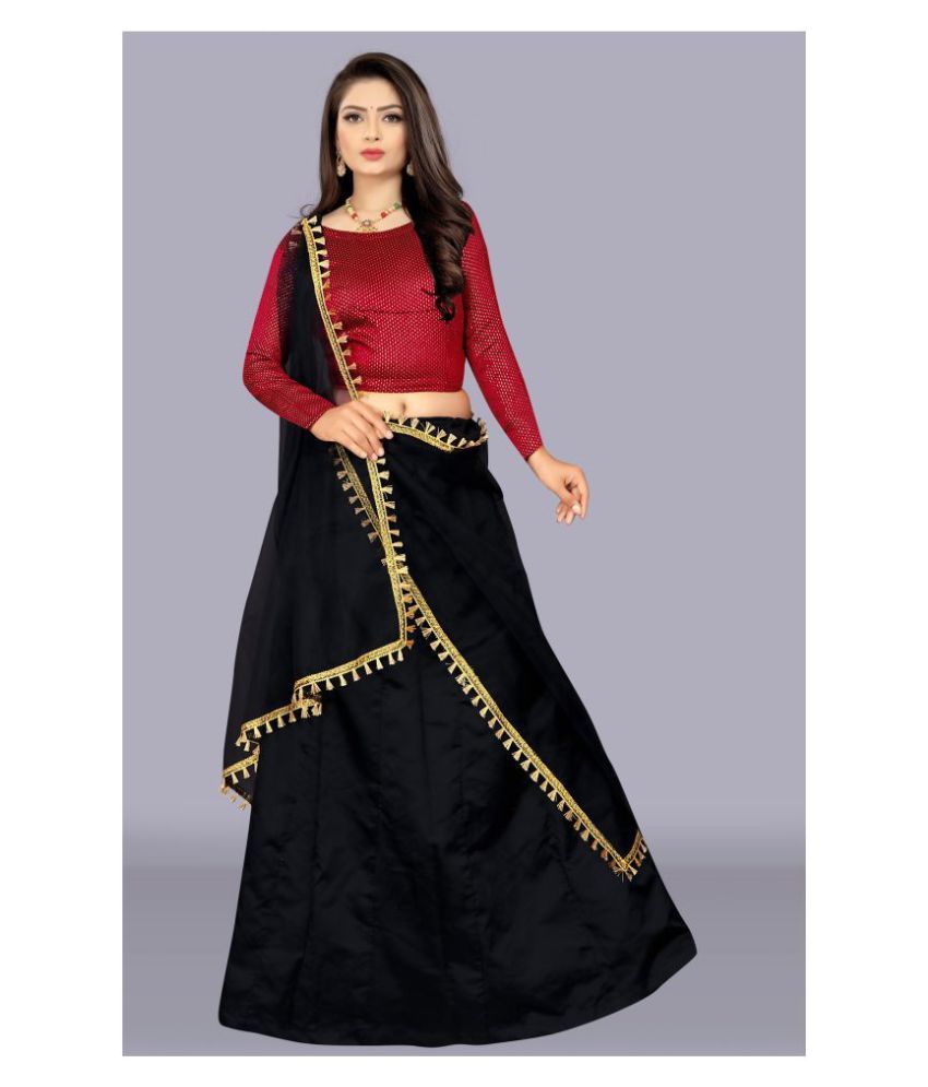 black red chaniya choli