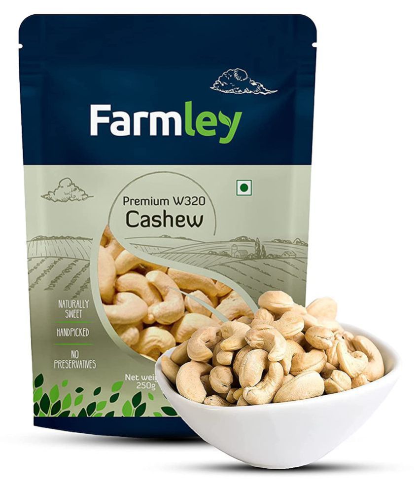     			Farmley Premium W320 Cashew 250g (Pack of 1)