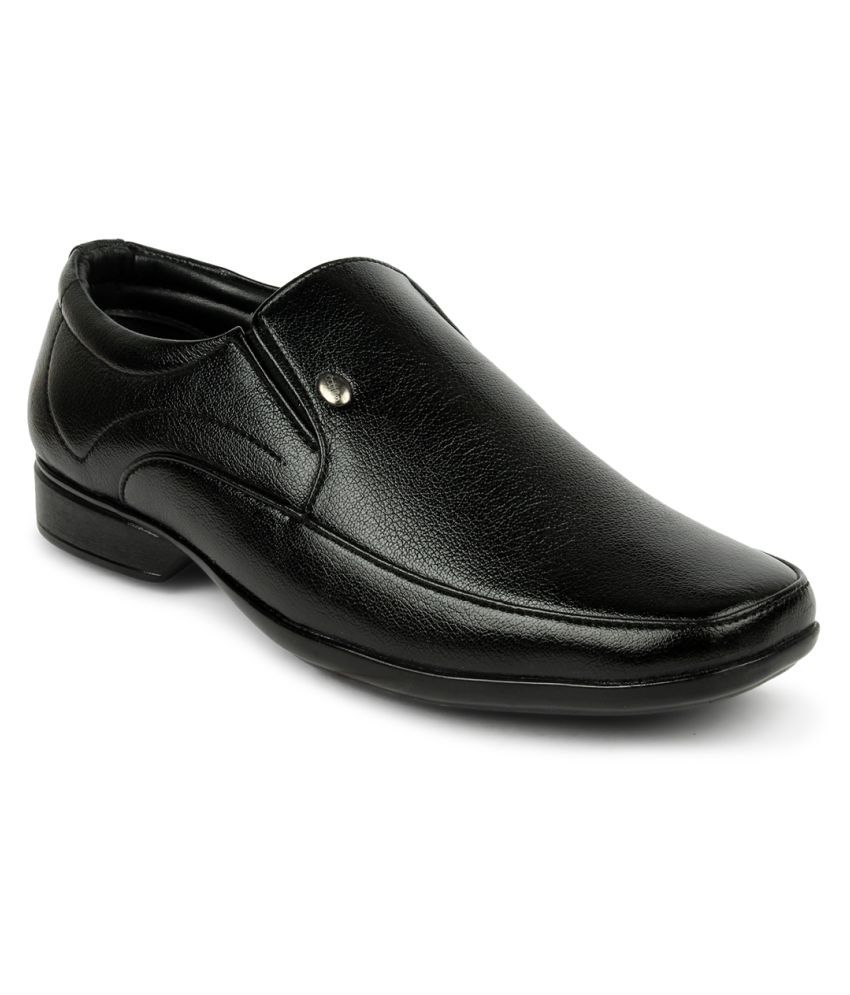 Black Men's Slip On Formal Shoes 