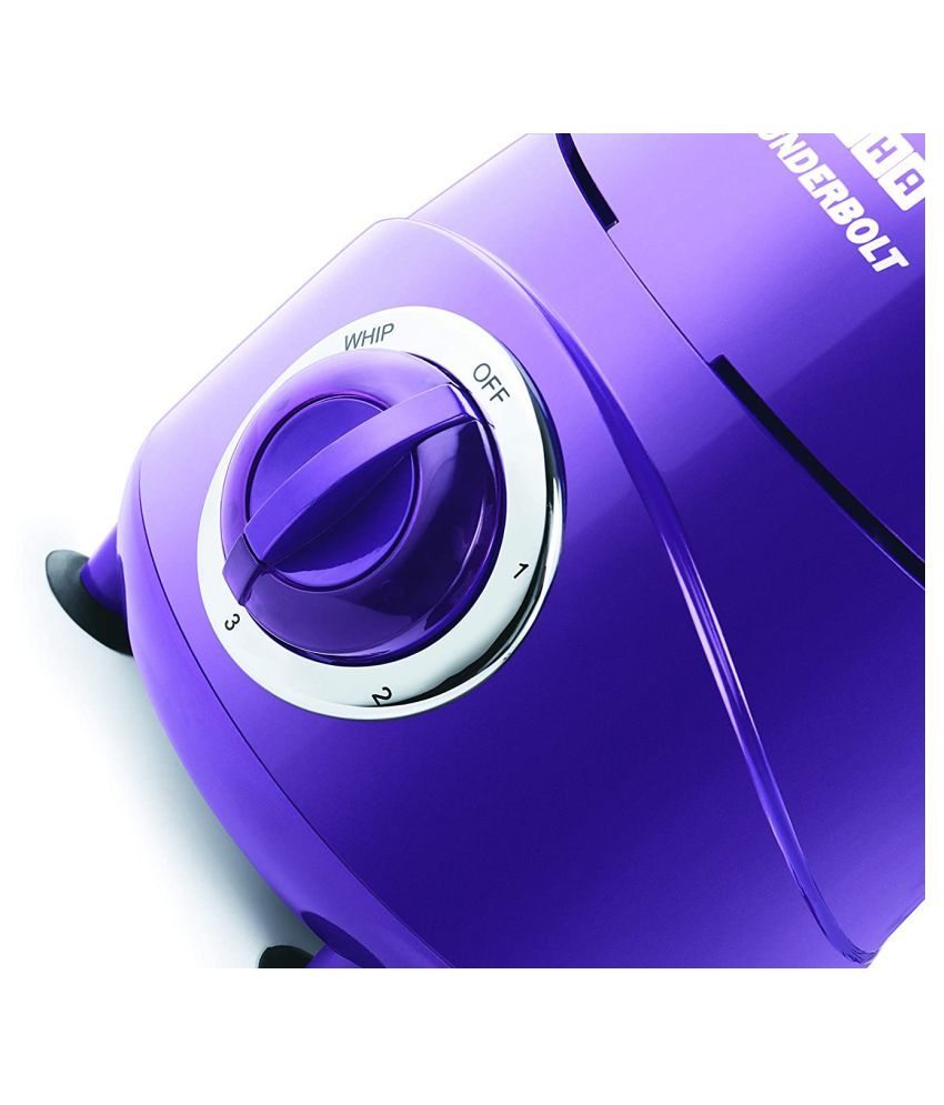 Usha Thunderbolt Magenta 800 Watt 3 Jar Mixer Grinder Price in India