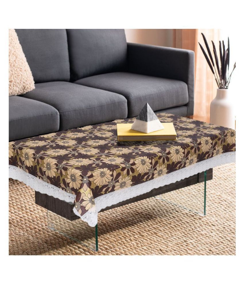    			HOMETALES Multicolor PVC Table Cover (Pack of 1)