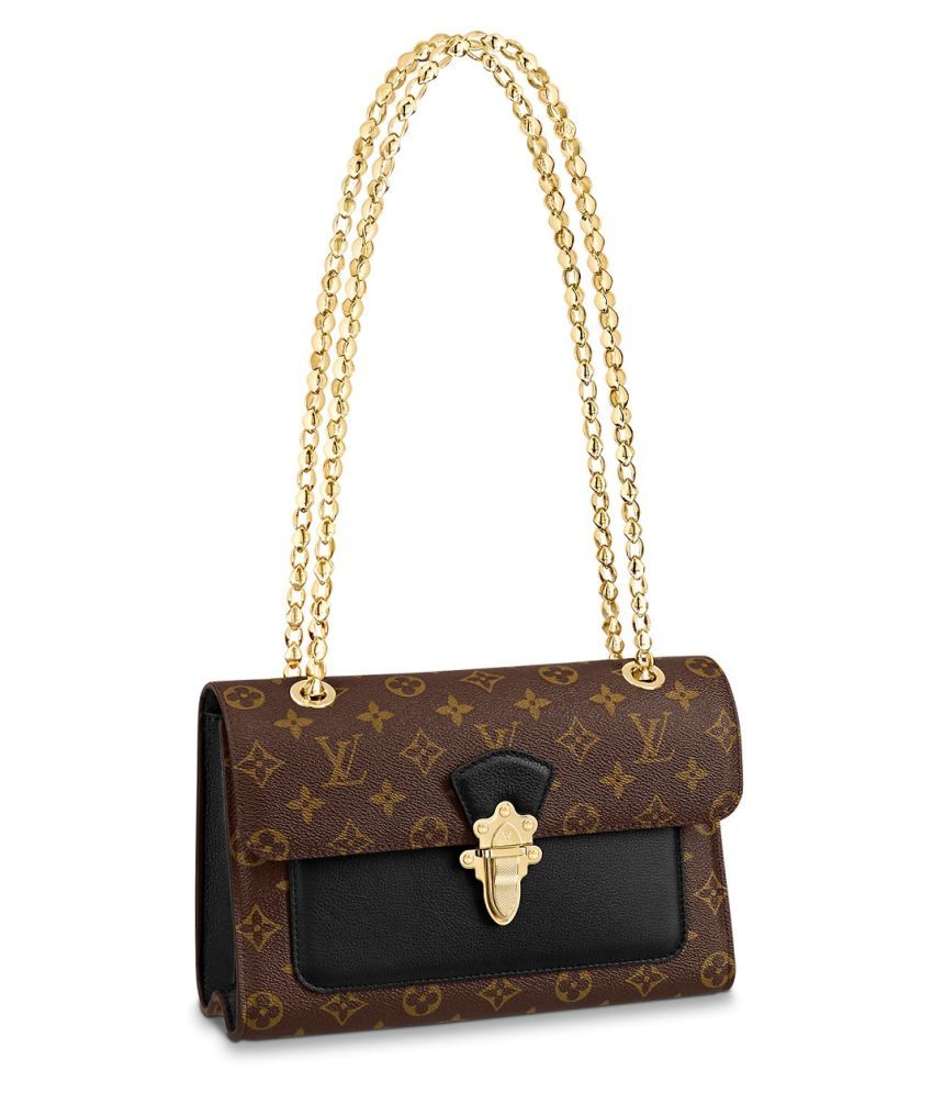 lv black leather bag