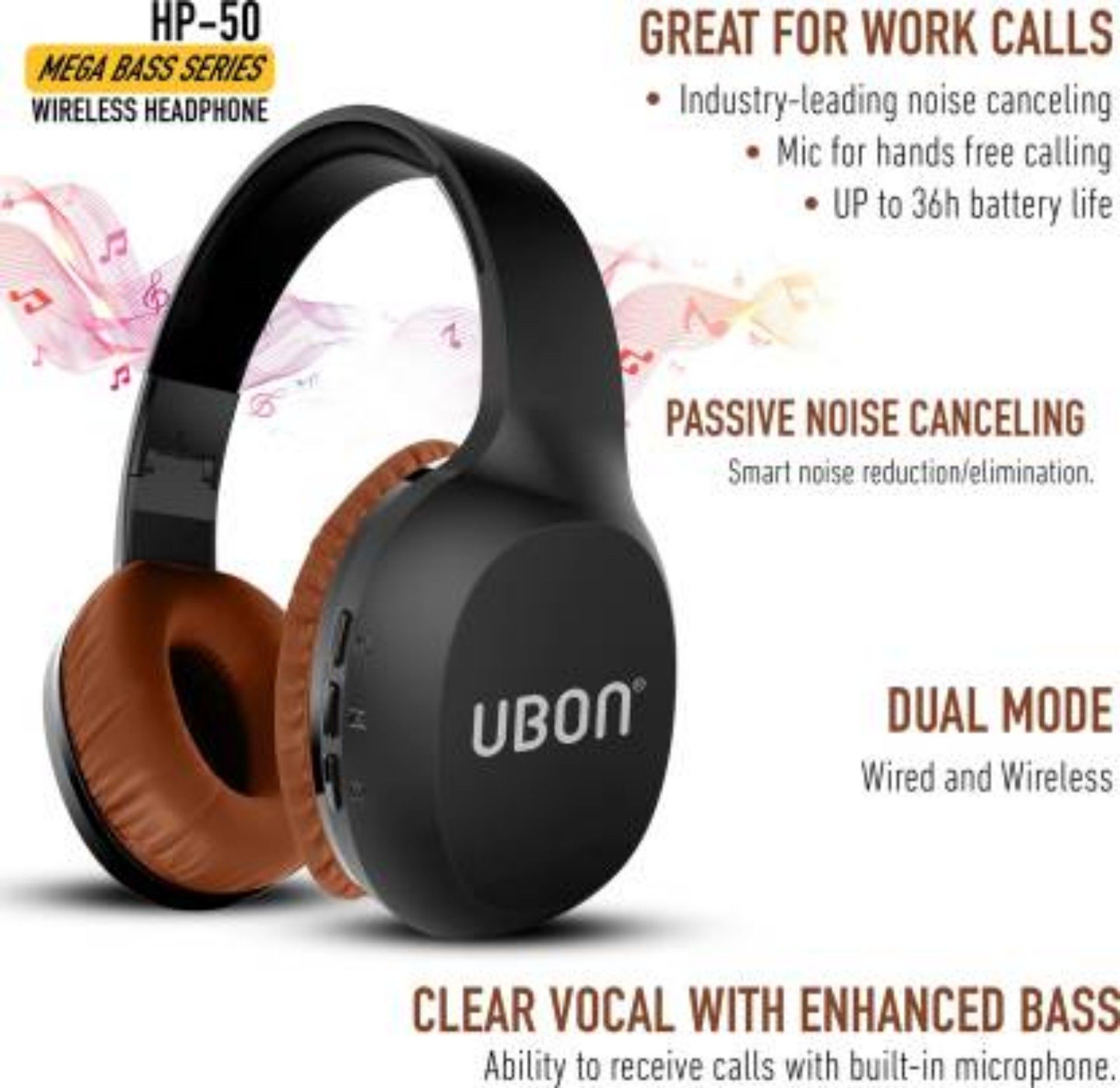 ubon mega bass 50
