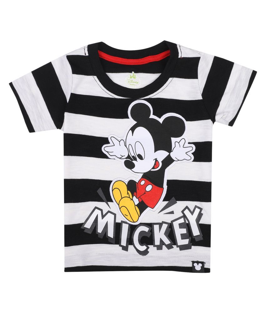     			Bodycare Infant Boy Black Mickey & Friends Printed T-Shirts