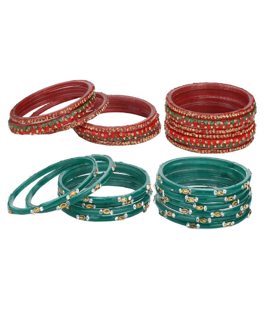     			Somil Designer Wedding Fancy Glass Bangle Set For Party, Marriage, Function And Daily Use