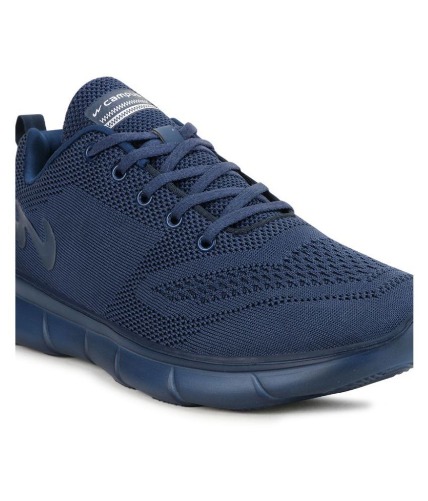 campus vibgyor blue running shoes