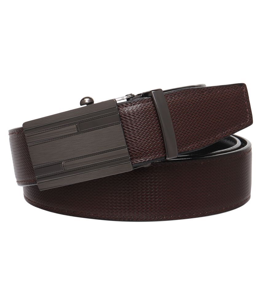     			Loopa Brown PU Formal Belt