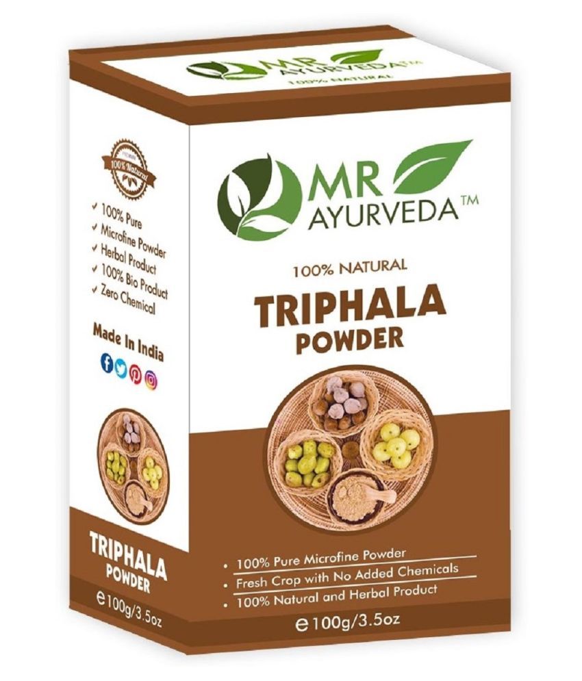     			MR Ayurveda Best Selling Triphala Powder  Hair Scalp Treatment 100 g