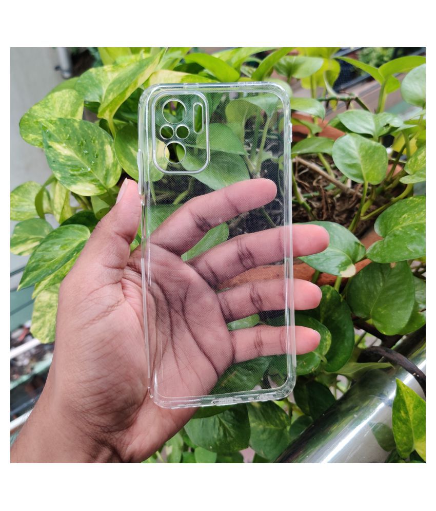     			Redmi Note 10s Soft Silicon Cases Case Vault Covers - Transparent