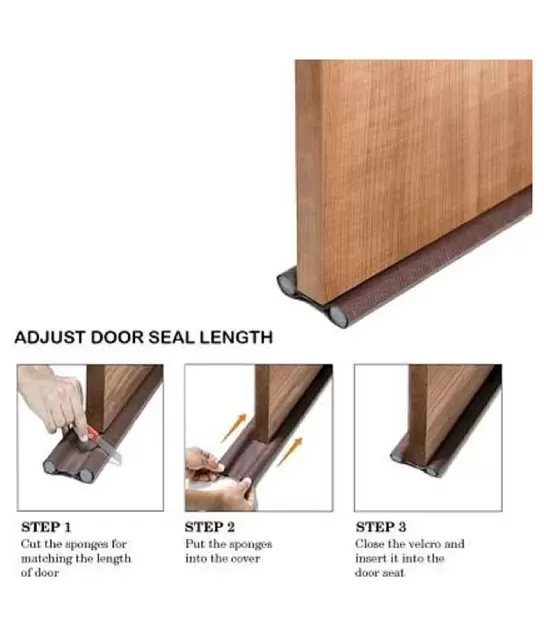 Dust Stopper and Air Stopper Door Bottom Sealing Strip - 37 Inch