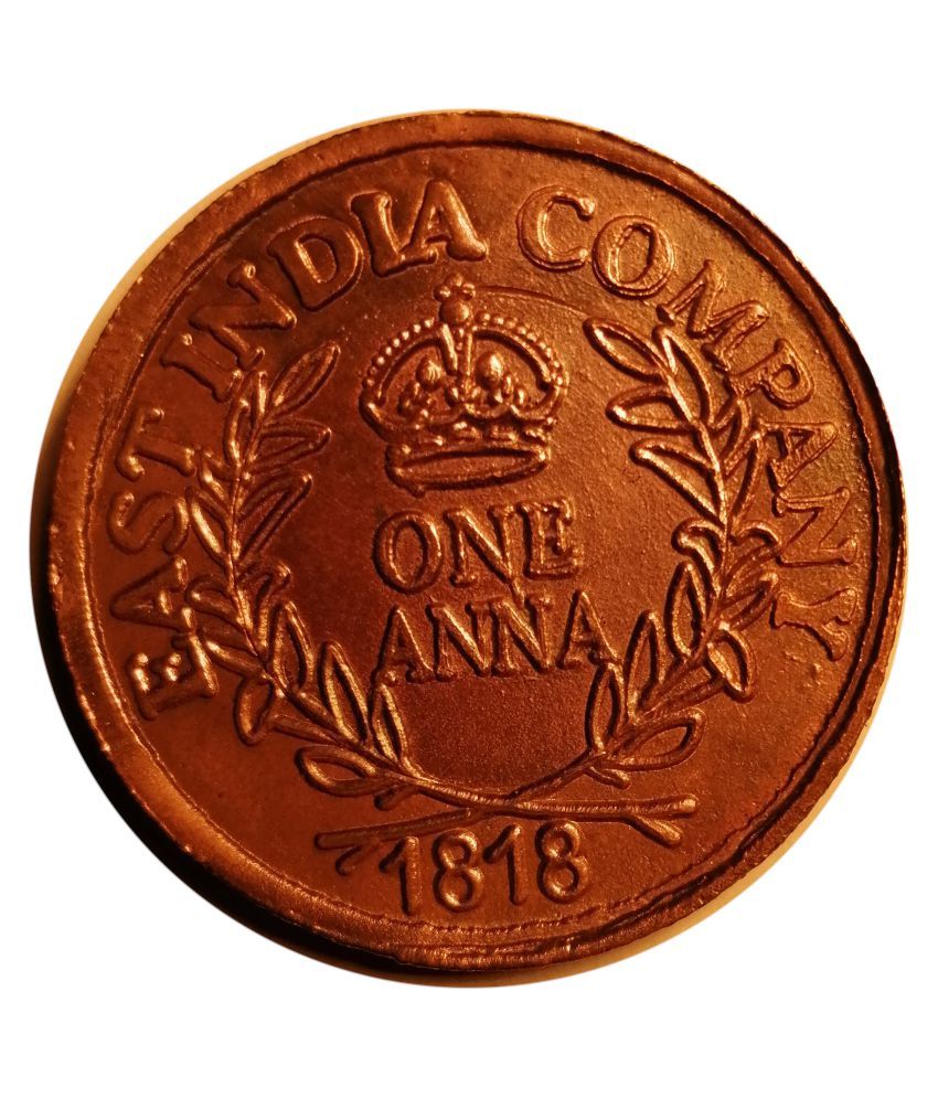 EFFECT COIN FUNCTIONAL UKL ONE ANNA EAST INDIA COMPANY 1818 WITH RADHA KRISHNA Buy