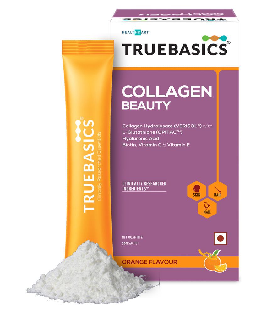 TrueBasics Collagen Beauty, 30 Piece(s)/Pack,(Orange)
