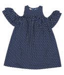 K&U Crepe A-line For Girls ( , Blue )