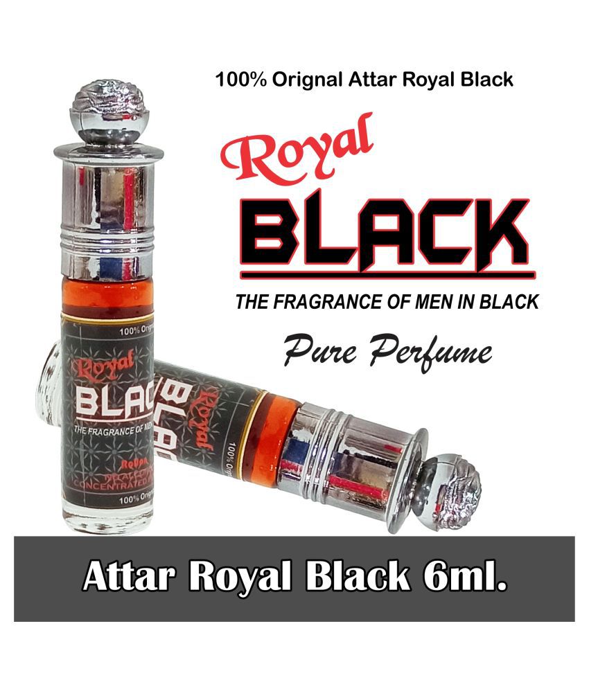     			INDRA SUGANDH BHANDAR Attar Royal Black The Fragrance of Men in Black Imported Perfume 6ml Rollon Pack