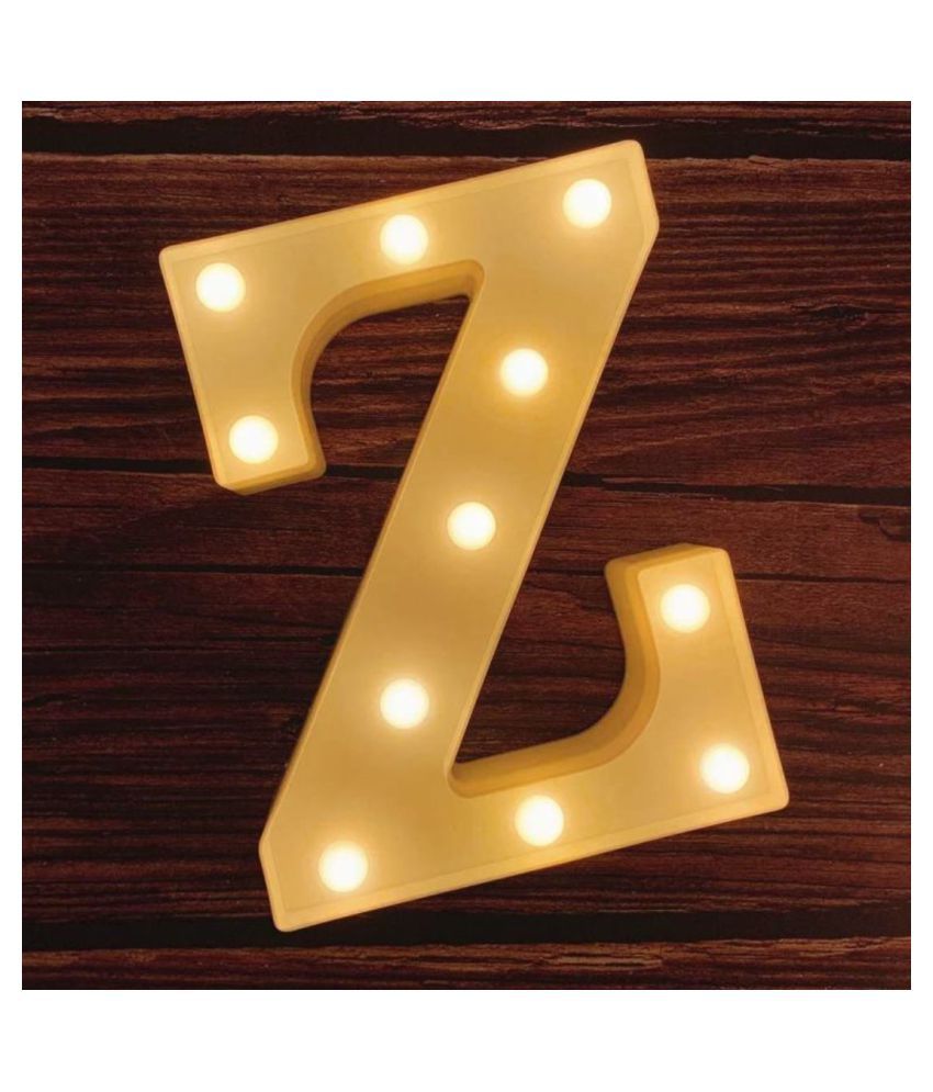     			MIRADH LED Marquee Letter Light,(Letter-Z) LED Strips