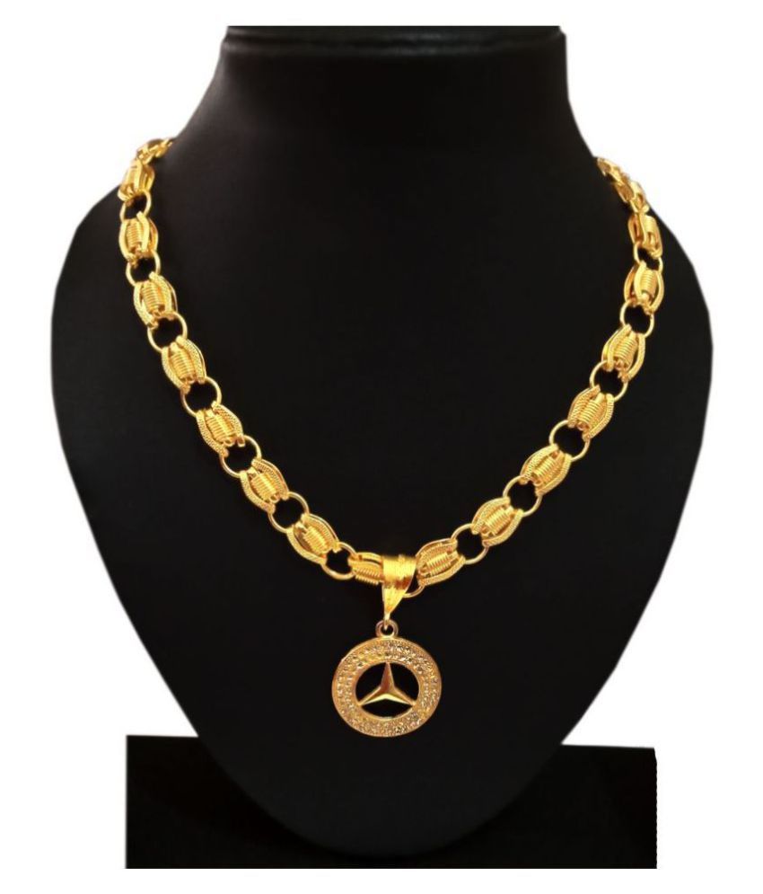     			SHANKHRAJ MALL GOLD COLOR MARSIDIS PENDENT WITH BIG CHAIN FOR MEN OR WOMEN