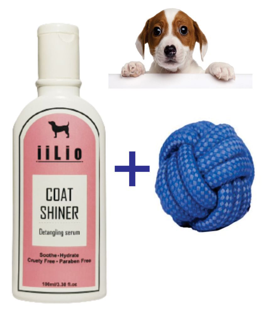     			Dog Coat Shiner  With Rope Ball Small Toys
