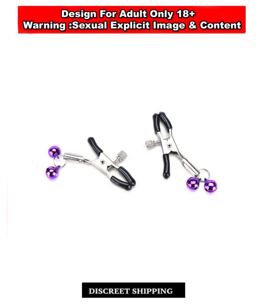Nipple Clamp Sex Game Play Bdsm Sex Toys Ladies Cute Strawberry Small Bell Metal Nipple Clamps