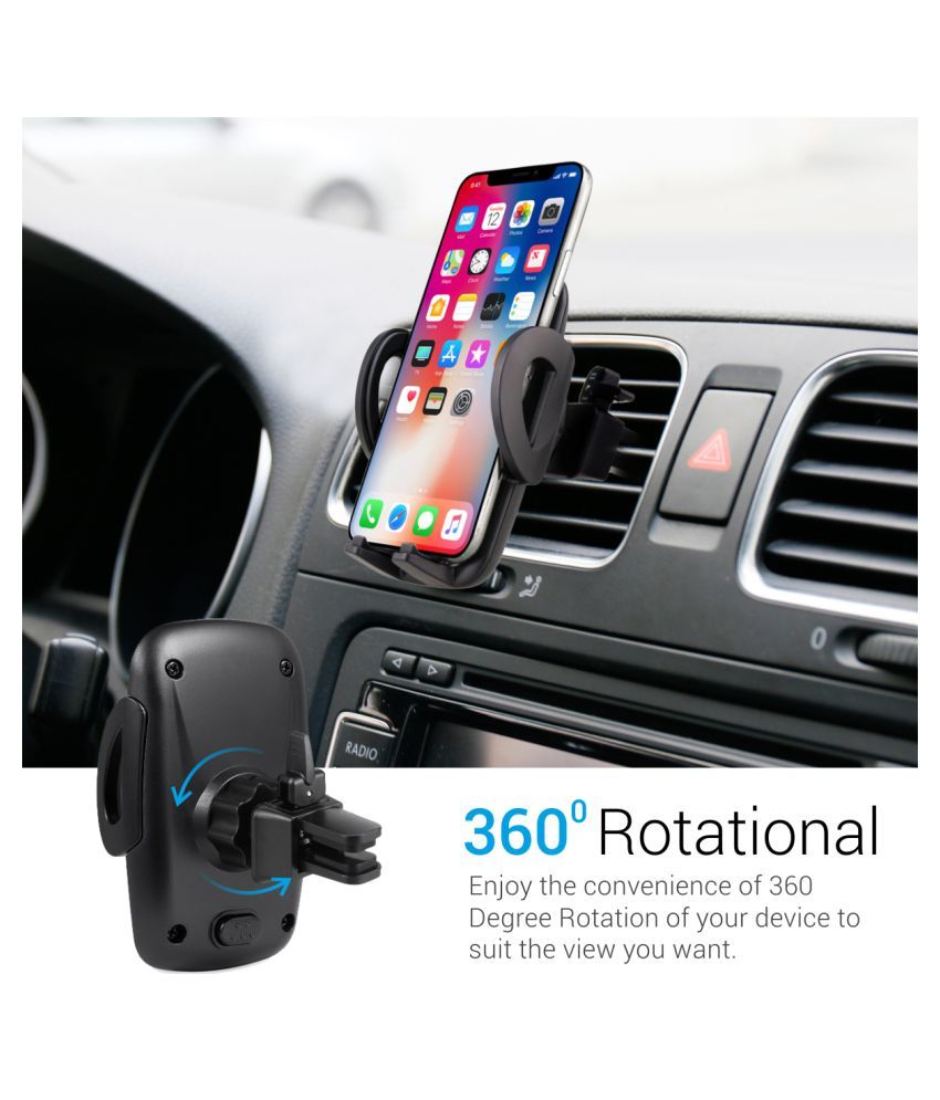 Buy Portronics Clamp X Car Vent Mobile Holder Black (POR 1101) Online