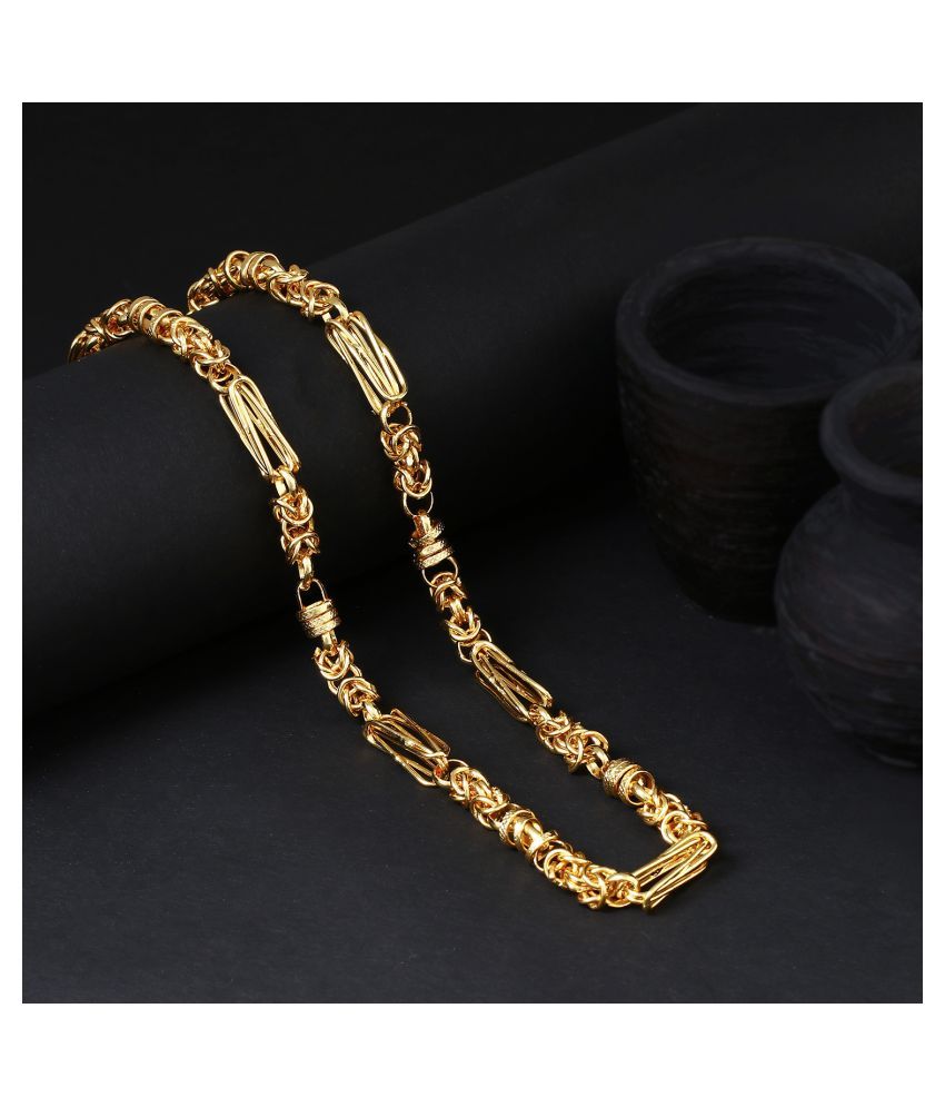     			Sukkhi Ritzy Gold Plated Unisex Chain