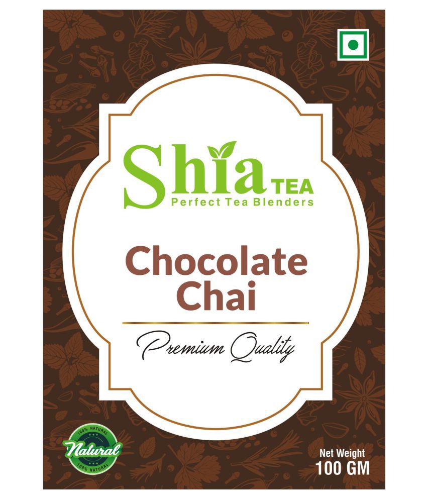 shia Tea Black & Herbal Tea Loose Leaf Chocolate Tea 100 gm