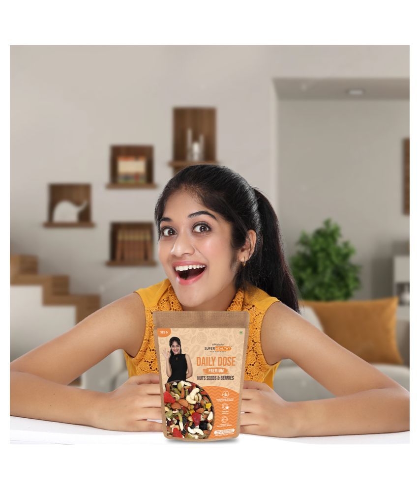 SuperHealthy Premium Mixed Nuts, Seeds and Berries Organic Trail Mix